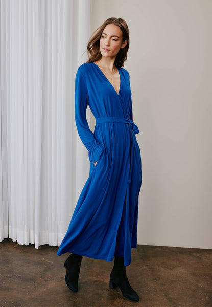 Enna Wrap Dress Black