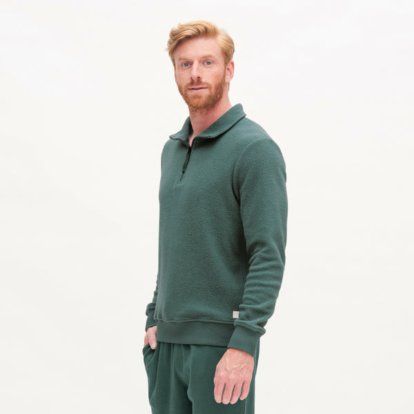 Men's Organic Cotton Fleece Pullover