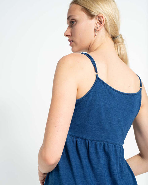 Maxi Dress Washed Denim