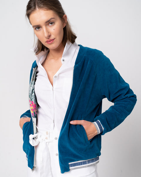 Velvet Bomber Jacket  **Only 1 Left***