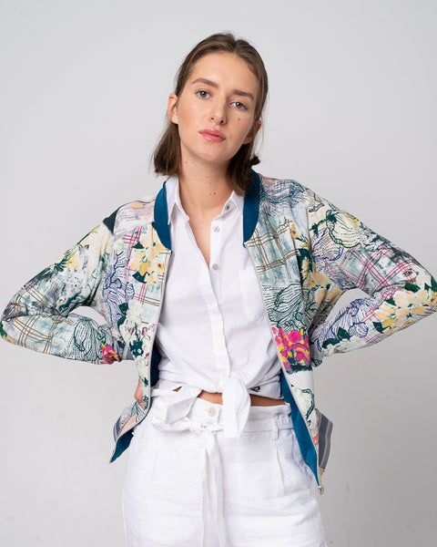 Velvet Bomber Jacket  **Only 1 Left***