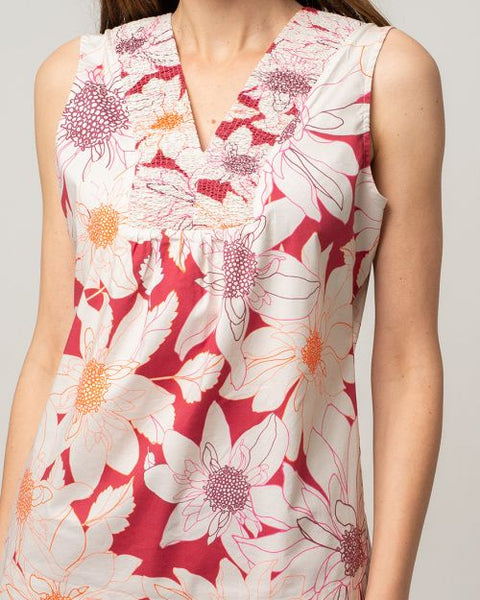 Daisy Top Garnet  **Clearance Final Sale - 1 left in XS**