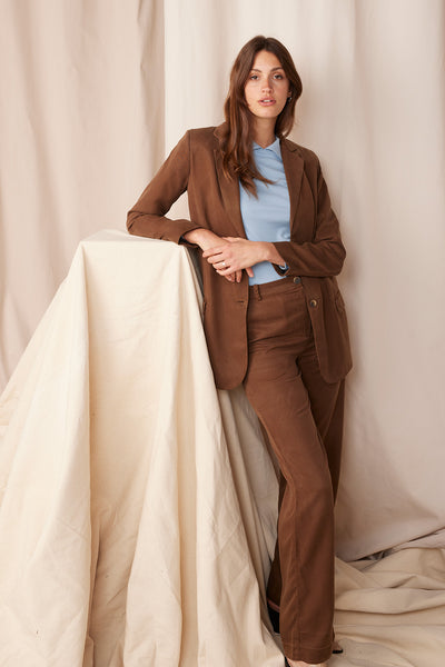 Shirt Carmen Blue Fog