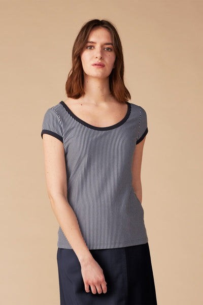 Vertical Stripe Top