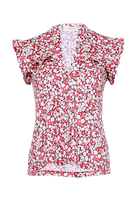 Top Mallory Poppy Red