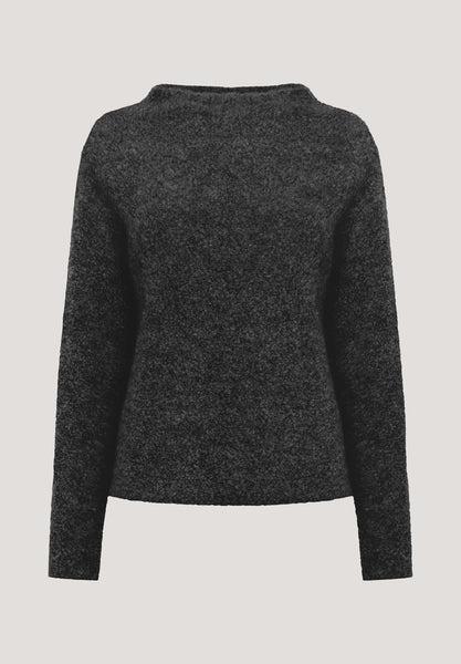 Boucle Sweater Anthracite Melange