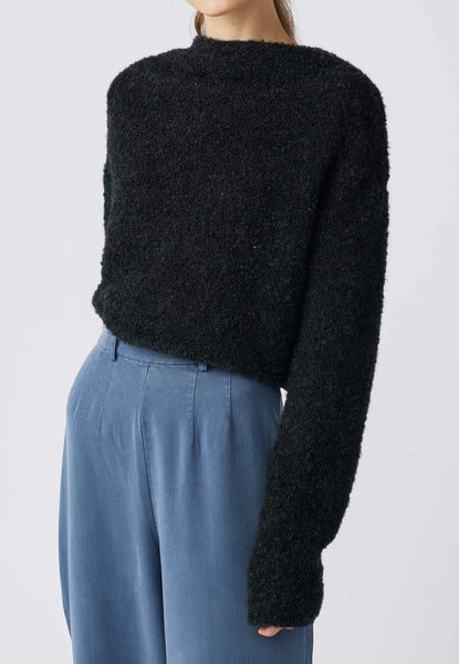 Boucle Sweater Anthracite Melange