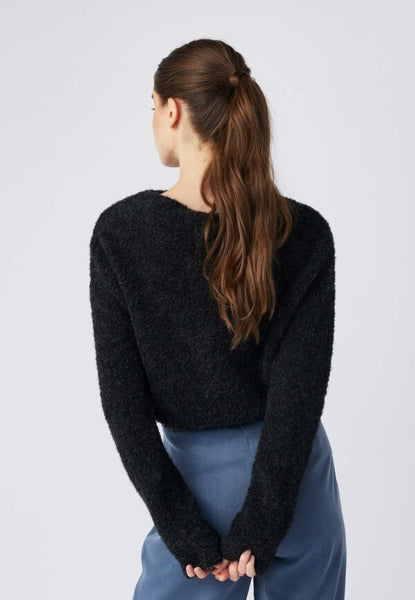 Boucle Sweater Anthracite Melange