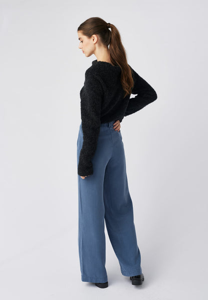 Boucle Sweater Anthracite Melange