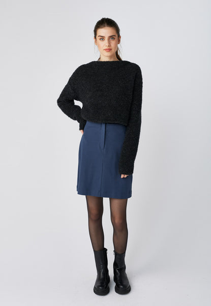 Boucle Sweater Anthracite Melange