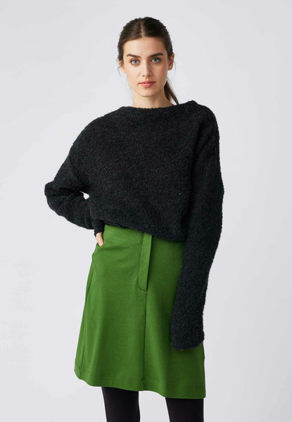 Boucle Sweater Anthracite Melange