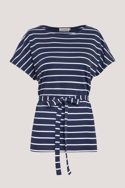 Navy Stripe Top