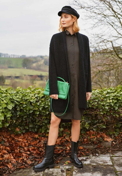 Boucle Cardigan Black  **Only One Left - Size S**