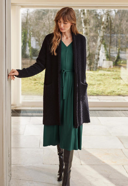 Boucle Cardigan Black  **Only One Left - Size S**