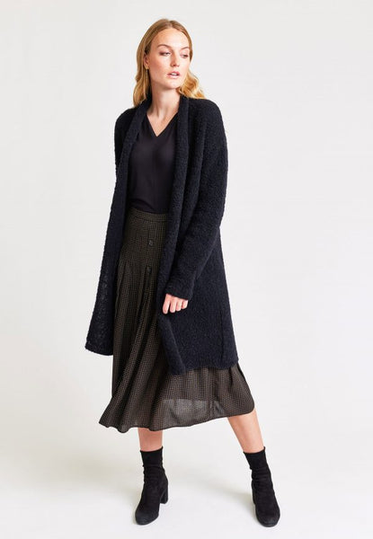 Boucle Cardigan Black  **Only One Left - Size S**