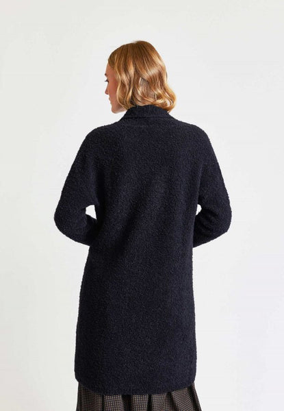 Boucle Cardigan Anthracite Melange