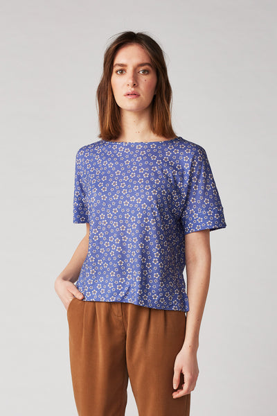 Top Sarah Cornflower Print