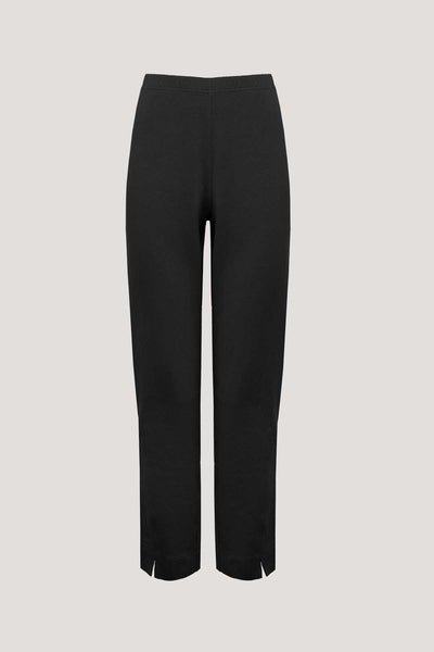 Stretch Jersey Ankle Pant Black