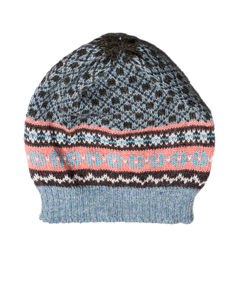 Fair Isle Cap Jaspis Blue