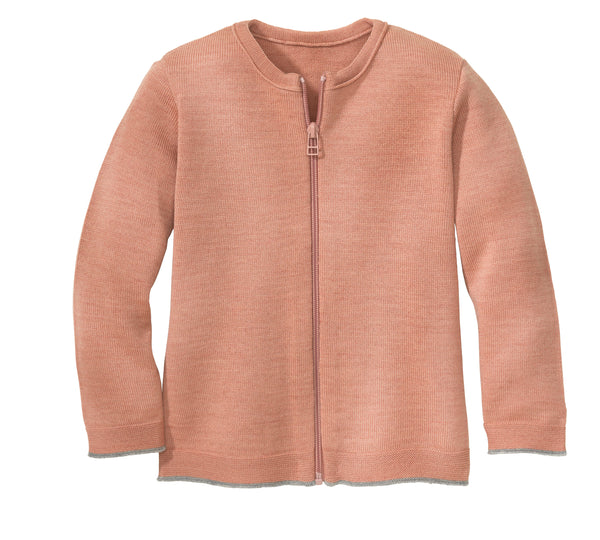 Disana Zip Cardigan Rose