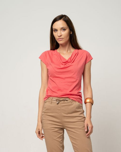 Short Sleeve Cascade Shirt Royal Blue