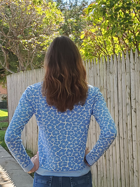 Poppy Sweater Cornflower Blue **Clearance -Final Sale -1 Left in M**