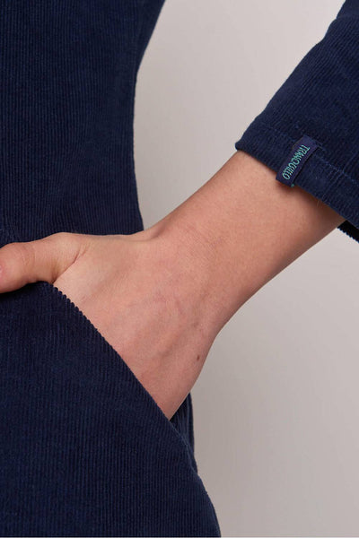 Cord Dress Navy  **Only One Left - Size XL**