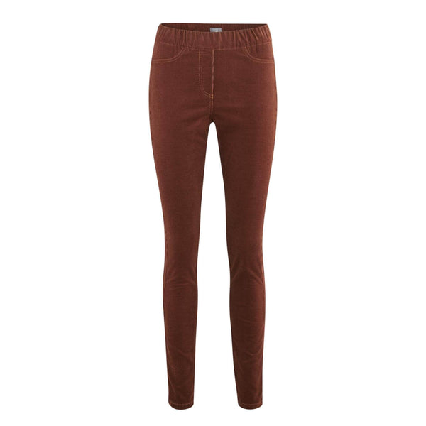 Corduroy Stretch Trousers Cognac
