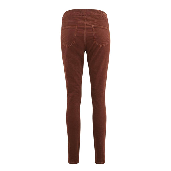 Corduroy Stretch Trousers Cognac