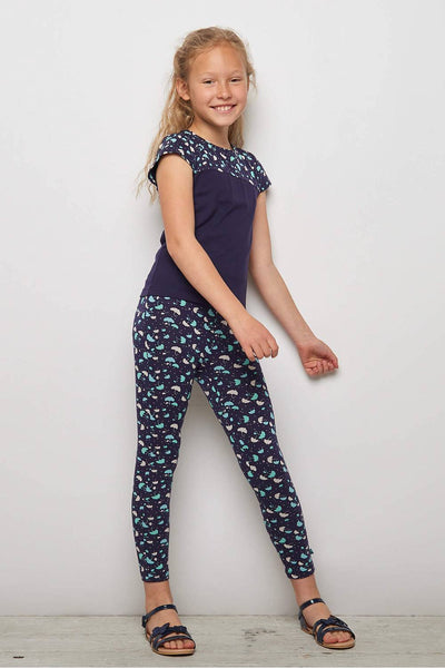 Jersey Leggings Ray Navy