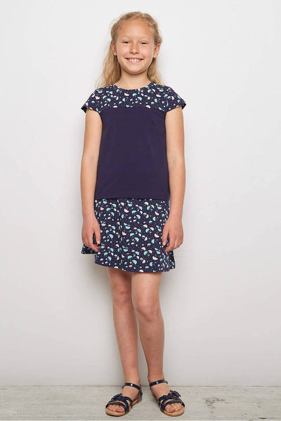 Jersey Tee Ray- Navy