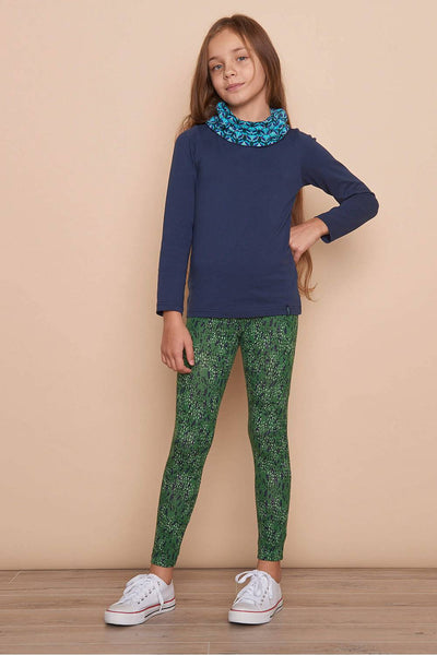Jersey Leggings Koala Green Dots