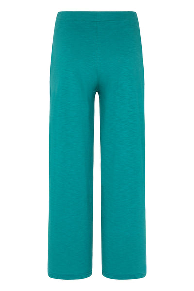 Slub Cotton Culotte Pant Green