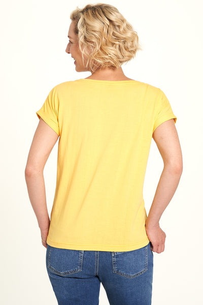 Graphic Tee Sunshine Yellow