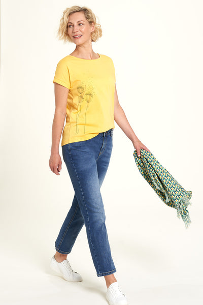 Graphic Tee Sunshine Yellow