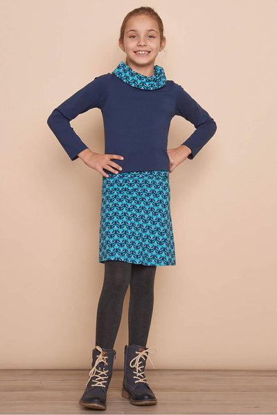 Jersey Skirt Helena Blue Lotus