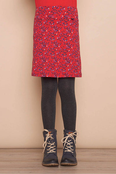 Jersey Skirt Helena Red Kite