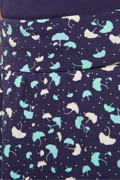 Jersey Skirt Fria Navy Ray