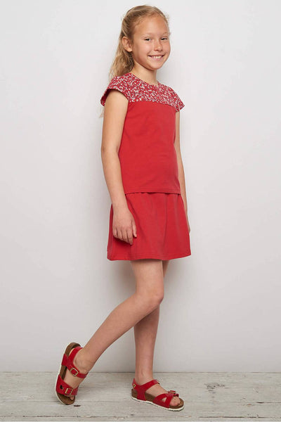 Jersey Skirt Fria Red