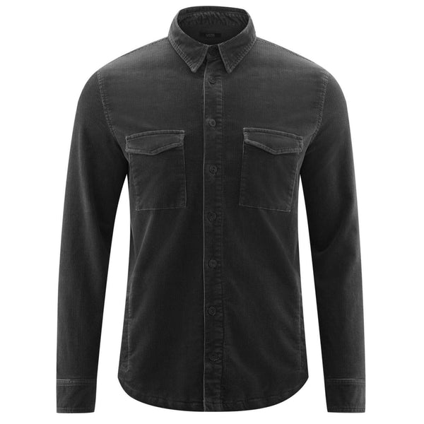 Men's Cord Button Down Anthracite