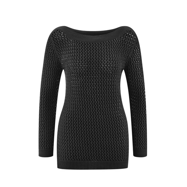 Crochet Sweater Black - **Only 1 Left - Size XS**