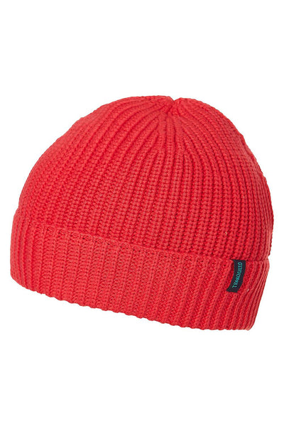 Kid's Organic Cotton Knit Beanie Red