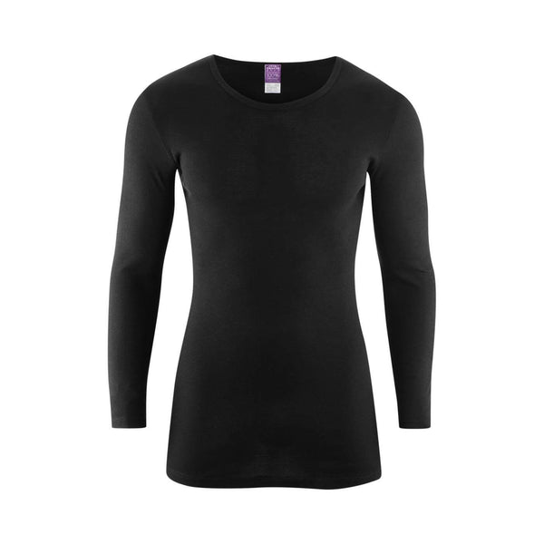 LC Mens Organic Cotton Long Undewear Shirt Graphite Navy