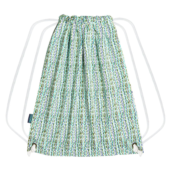 Drawstring Backpack Blue Candy