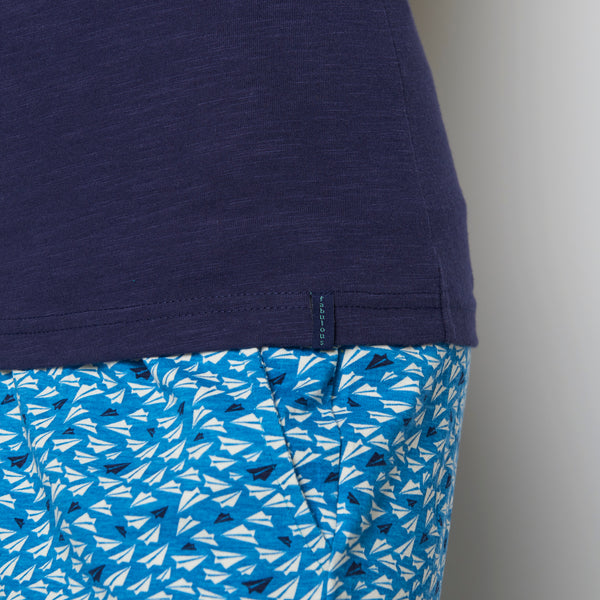 Cowl Neck Top Lore Navy  **Clearance Final Sale**