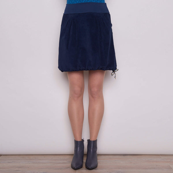 Cord Skirt Hanny Navy  **Only One Left - Size XL**