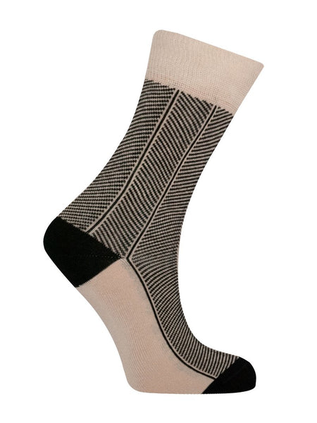 KO Herringbone Socks Black