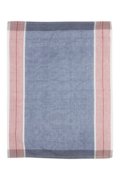 Tea Towels Blue with Stripes/Set of 2