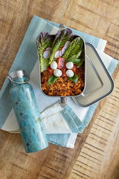 Tea Towel Modern Green