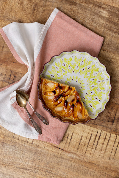 Tea Towel Modern Peach